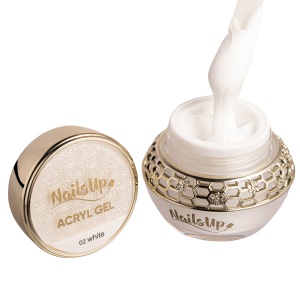 AcrylGel NailsUp -02 Natural White 30g