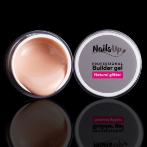 Builder Gel Nailsup Natural Glitter 50g