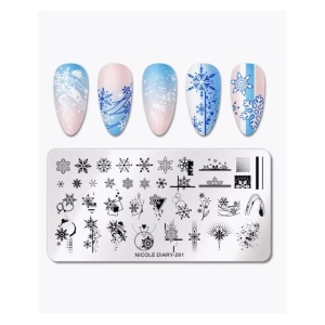 Matrita metalica stampila unghii Nicole Diary 291