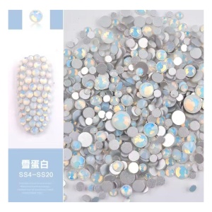 Opal White Strassstein-Set für Nailart – 01