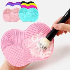 Pad Silicon Pentru Curatarea Pensulelor si Ustensilelor de Make up in Diverse Culori - Img 3