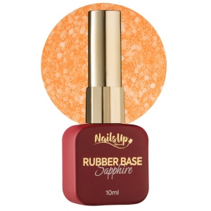 Rubber base NailsUp Sapphire Flakes 24 10ml