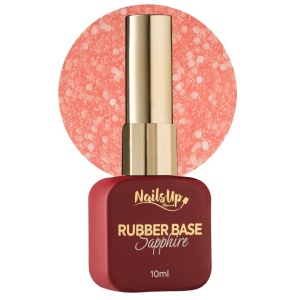 Rubber base NailsUp Sapphire Flakes 25 10ml