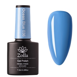 Semipermanenter Nagellack Zolla - Hema Free - Ocean Blue 036 - 7.3ml