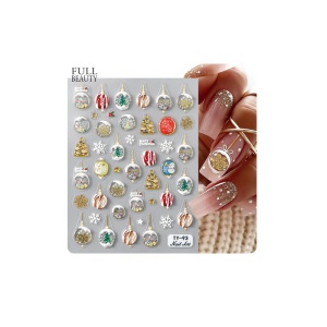 Sticker pentru unghii nail art Christmas TY-93