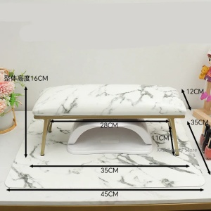 Suport mana manichiura Marble White - Img 2
