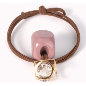 Elastic pentru Par cu Accesoriu Cub si Diamant - Img 2