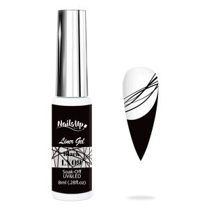 Liner Gel Black LX09 NailsUp 8 ml