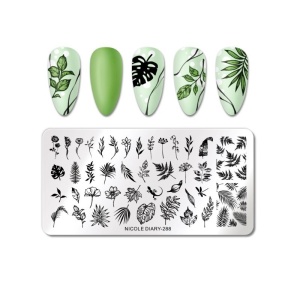 Matrita metalica stampila unghii Nicole Diary 288
