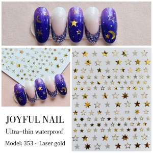 NAGELAUFKLEBER - Laser Gold JO353