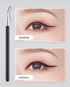 Pensula MakeUp Subtire Eyeliner Contur Ochi - Img 2