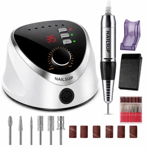 Professionelle elektrische Nagelfräse NAILSUP SML – 35.000 RPM, Twist-Lock System, Präzise Geschwindigkeitskontrolle - Img 2