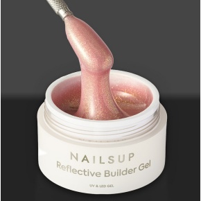 Reflective Aufbaugel NAILSUP 06 – UV/LED Glitzer Gel 15 mL