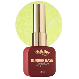 Rubber base NailsUp Sapphire Flakes 23 10ml