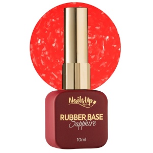 Rubber base NailsUp Sapphire Flakes 8 10ml