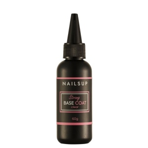 Rubber Base Strong Clear NailsUp 60g