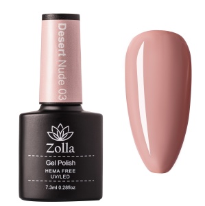 Semipermanenter Nagellack Zolla - Hema Free - Desert Nude 03 - 7.3ml