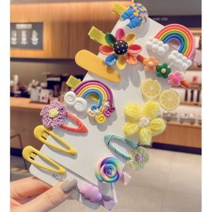 Set 14 Clame Par Multicolore pentru Copii - N5