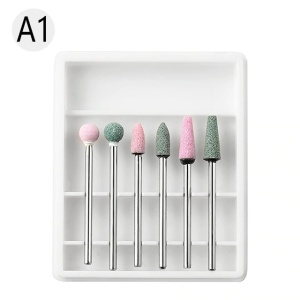 Set Mit 6 Weissen Fräserenden - A1