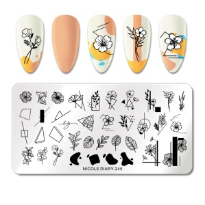 Stamping Schablone, Nicole Diary - 245