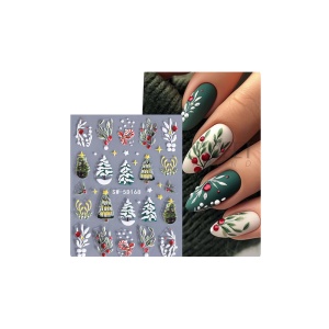 Sticker pentru unghii nail art Christmas SWO-5D168