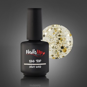 TOP Coat Egg Shiny GOLD 13g Nailsup