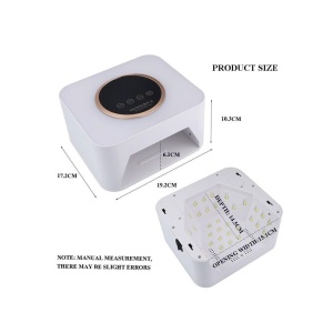 UV/LED Nagellampe NAILSUP Rainbow Pastel – RGB Ambientebeleuchtung, 36 Dual LED, Kabellos & Wiederaufladbar - Img 3