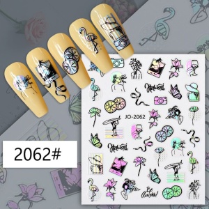 Abziehbild für Nägel - JO-2062