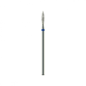 Fräseraufsatz NAILSUP Flamme für Nagelhaut Blau 2,1 mm mit Kühlung