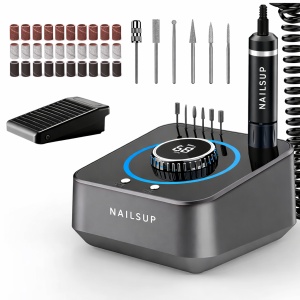 Fräsermaschine NAILSUP Master Drill – 48W, 40.000 RPM, Brushless Motor, LCD Display
