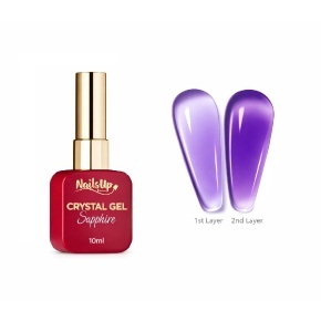 Gel Crystal Glass Nailsup Purple 06 10ml - Img 2