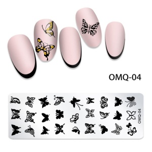 METALLISCHE NAGELKUNSTFORM – OMQ-04