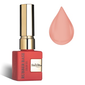 Rubber Base NailsUp 10 -Gold Is Your Reflexion - Cuba , 8 ml