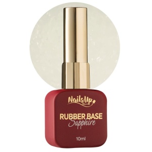 Rubber base NailsUp Sapphire Flakes 1 10ml