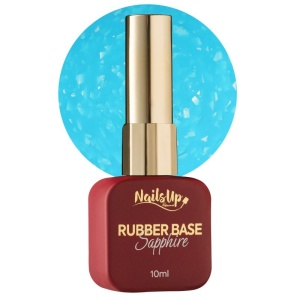 Rubber base NailsUp Sapphire Flakes 5 10ml