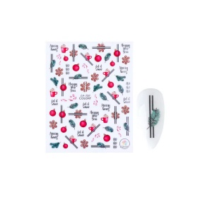 Sticker pentru unghii nail art Christmas CA-720