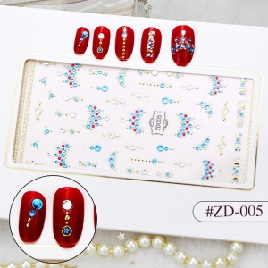 Stiker 3D Manichiura Nail Art Cristal ZD005