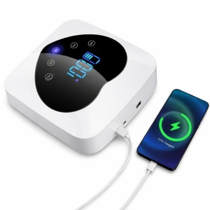 UV/LED Nagellampe NAILSUP 72W – Wireless, Wiederaufladbar, Dual LED, Digital Display, Professionel - Img 3