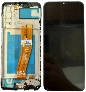 Display Compatibil pentru Samsung Samsung Galaxy A03s A037 / M03S Cu Rama Compatibil versiune G 160mm