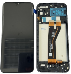 Display Compatibil pentru Samsung Samsung Galaxy A14 4G A145F Versiune NON EU cu Rama