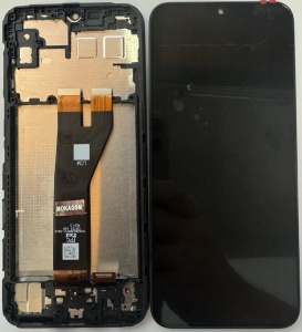 Display Compatibil pentru Samsung Samsung Galaxy A14 5G DOAR MODELUL A146P cu Rama Black Negru Compatibil