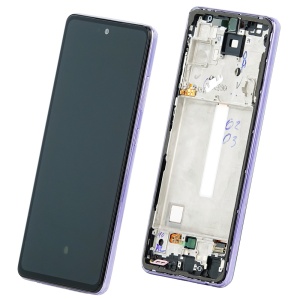 Display Samsung Samsung A52 A525 4G Violet Original Samsung Service Pack Moka Parts Original Service Pack