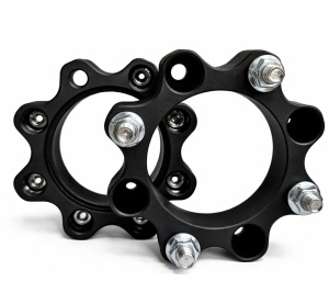 Distanțiere CF Moto 40mm 4x110 – Aluminiu Forjat Negru, Set 2 Bucăți, Centrare 90.2 - Img 2