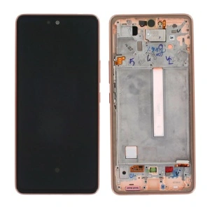 Display Samsung Samsung Galaxy A53 5G A536 Original Peach cu Rama Original Service Pack