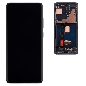 Display Samsung Samsung Galaxy S20 Ultra Negru, OLED Compatibil Original Service Pack