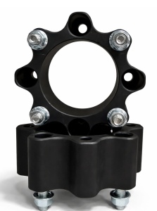 Distanțiere CF Moto 50mm 4x110 – Aluminiu Forjat Negru, Set 2 Bucăți, Centrare 90.2