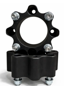 Distanțiere CF Moto 50mm 4x110 – Aluminiu Forjat Negru, Set 2 Bucăți, Centrare 90.2