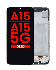 Display Samsung Oled Samsung Galaxy A15 4g/5g, A155 A156 Compatibil, cu Rama Original Service Pack