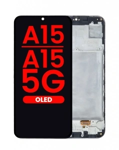 Display Samsung Oled Samsung Galaxy A15 4g/5g, A155 A156 Compatibil, cu Rama Original Service Pack