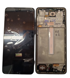 Display Samsung Original Samsung Galaxy A33 5g cu Rama Negru Original Service Pack